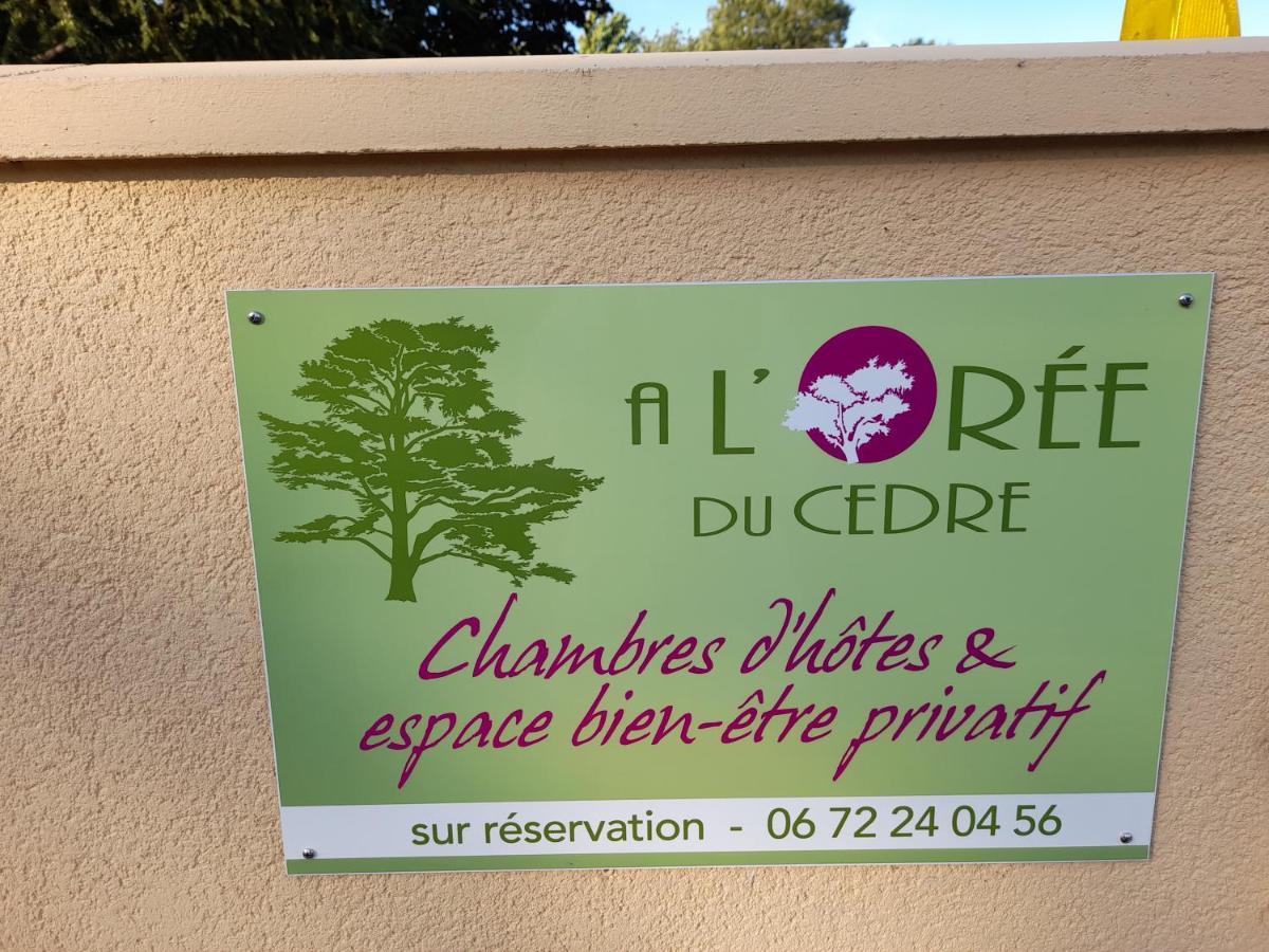 A L'Oree Du Cedre Hotel Pouzauges Ngoại thất bức ảnh